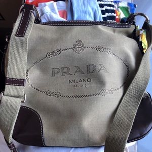 Authentic Prada crossbody bag with flaw